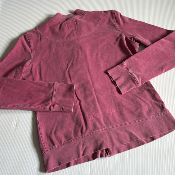 Life is Good Pink Women's full zip sweatshirt. Size small - Picture 8 of 9